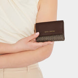 Signature Purse, Chocolate