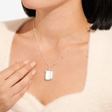 My Moments Lockets 'Follow Your Dreams' Silver Necklace