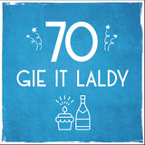 70 Gie It Laldy Card