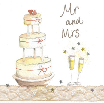 Mr And Mrs - Cake