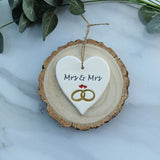 Ceramic Heart, Mr & Mrs Rings