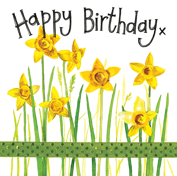 Happy Birthday - Daffodils