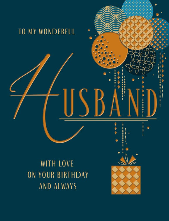 To My Wonderful Husband With Love On Your Birthday