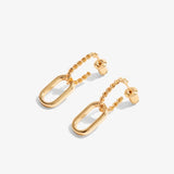 Statement Gold Rope Earrings