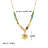 Bright Bead Necklace - Mini Sun