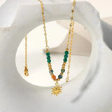 Bright Bead Necklace - Mini Sun