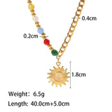 Bright Bead Necklace - Mini Sun