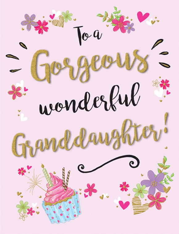 To A Gorgeous Wonderful Granddaughter