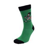 Triptoes Bag Piper Bamboo Ankle Socks - Green, UK Size 7-11