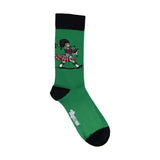 Triptoes Bag Piper Bamboo Ankle Socks - Green, UK Size 7-11