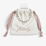 Words To Treasure 'Family' Bracelet In Silver Plating