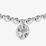 Words To Treasure 'Family' Bracelet In Silver Plating