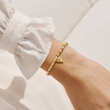 Words To Treasure 'Follow Your Heart' Bracelet In Silver and Gold Plating