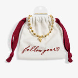 Words To Treasure 'Follow Your Heart' Bracelet In Silver and Gold Plating