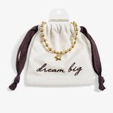 Words To Treasure 'Dream Big' Bracelet In Silver and Gold Plating
