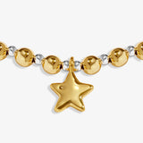 Words To Treasure 'Dream Big' Bracelet In Silver and Gold Plating
