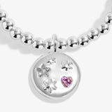 Christmas A Little 'Merry Christmas Lovely Granddaughter' Bracelet In Silver Plating