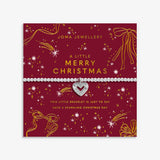 Christmas A Little 'Merry Christmas' Bracelet In Silver Plating
