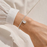 Christmas A Little 'Merry Christmas Lovely Daughter' Bracelet In Silver Plating