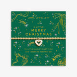 Christmas A Little 'Merry Christmas' Bracelet In Gold Plating