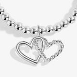 Christmas A Little 'Merry Christmas Fabulous Friend' Bracelet In Silver Plating
