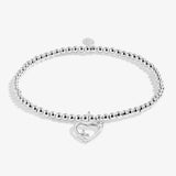 Christmas A Little 'Merry Christmas Super Sister' Bracelet In Silver Plating