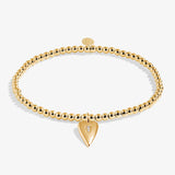 Christmas A Little 'Merry Christmas Wonderful Mum' Bracelet In Gold Plating