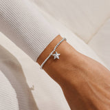Christmas A Little 'Merry Christmas Auntie' Bracelet In Silver Plating