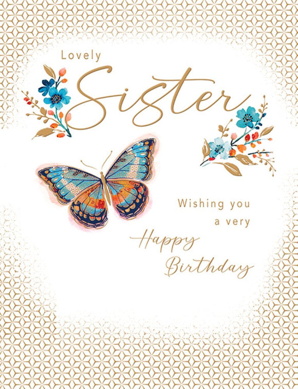 Lovely Sister, Wishing You A Very Happy Birthday