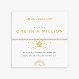 Children's A Little One In A Million, Silver & Gold Bracelet
