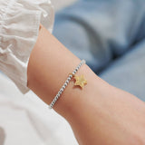 Children's A Little One In A Million, Silver & Gold Bracelet