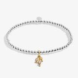 A Little 'Anything Is Possible' Bracelet In Silver and Gold Plating