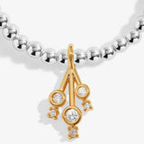 A Little 'Anything Is Possible' Bracelet In Silver and Gold Plating