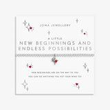 A Little 'New Beginnings And Endless Possibilities' Bracelet In Silver Plating