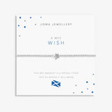 A Wee 'Wish' Bracelet in Silver Plating
