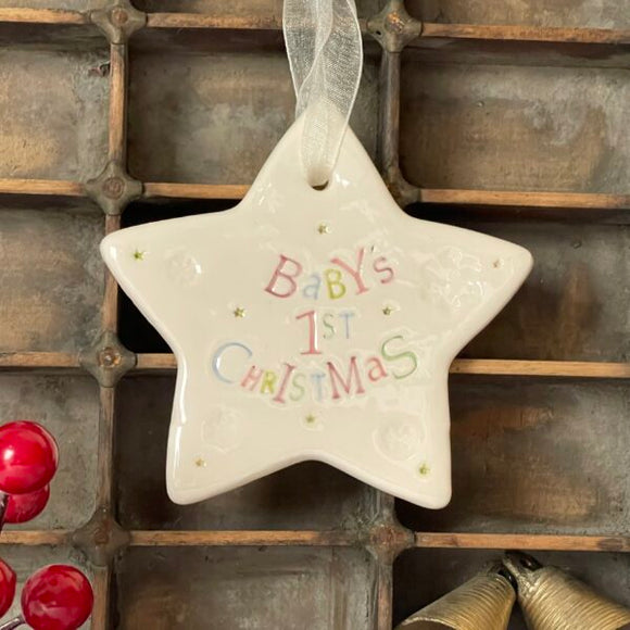 Ceramic Star, Baby’s 1st Christmas Tutti Frutti