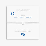 A Wee 'Bit O' Luck' Bracelet in Silver Plating