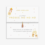 A Little Vibes 'Prosec Ho Ho Ho' Bracelet In Silver And Gold Plating