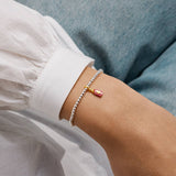 A Little Vibes 'Prosec Ho Ho Ho' Bracelet In Silver And Gold Plating