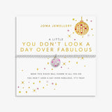 A Little Vibes 'You Don't Look A Day Over Fabulous' Bracelet In Silver Plating
