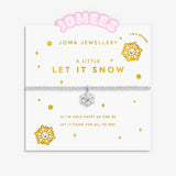 Kids' A Little Jomees 'Let It Snow' Bracelet In Silver and Gold Plating