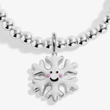 Kids' A Little Jomees 'Let It Snow' Bracelet In Silver and Gold Plating