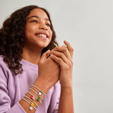 Kids' A Little Jomees 'Let It Snow' Bracelet In Silver and Gold Plating