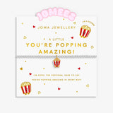 Kids' A Little Jomees 'You're Popping Amazing' Bracelet In Silver and Gold Plating