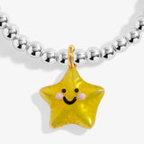 Kids' A Little Jomees 'Have A Star-Tastic Birthday!' Bracelet In Silver and Gold Plating