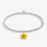 Kids' A Little Jomees 'Have A Star-Tastic Birthday!' Bracelet In Silver and Gold Plating