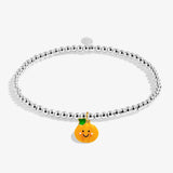 Kids' A Little Jomees 'Cutest Pumpkin In The Patch' Bracelet In Silver and Gold Plating