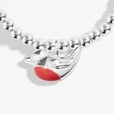 Children's Christmas A Little 'Christmas Robin' Bracelet