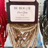 Cross-Body Phone Strap in Gold