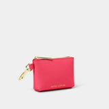 Evie Clip On Coin Purse, Fuschia Pink